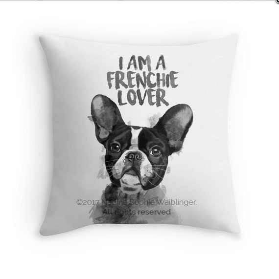 White French Bulldog Painting