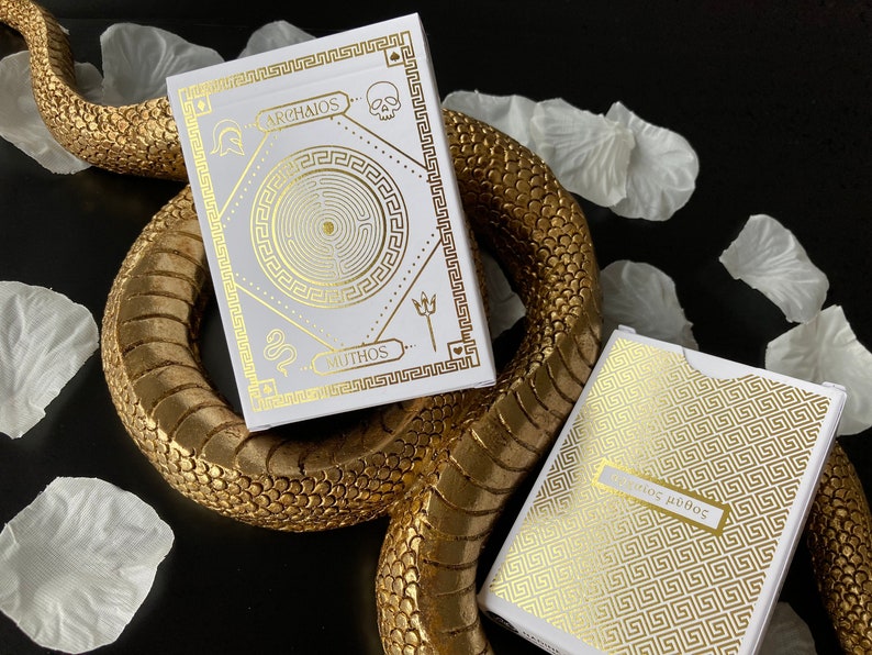 Luxury Playing Cards Limited Edition Ancient Greece Poker Etsy