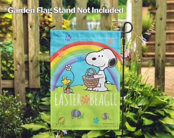 Beagle Garden Flag Beagle Garden Flag, Easter Beagle Garden Flag