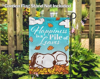 Peanuts Fall Garden Flag - Etsy