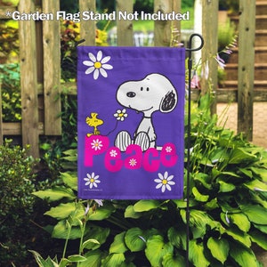 PEANUTS Peace Snoopy – Garden Flag or House Flag, Officially Licensed ...