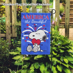 American Flag Snoopy - Etsy