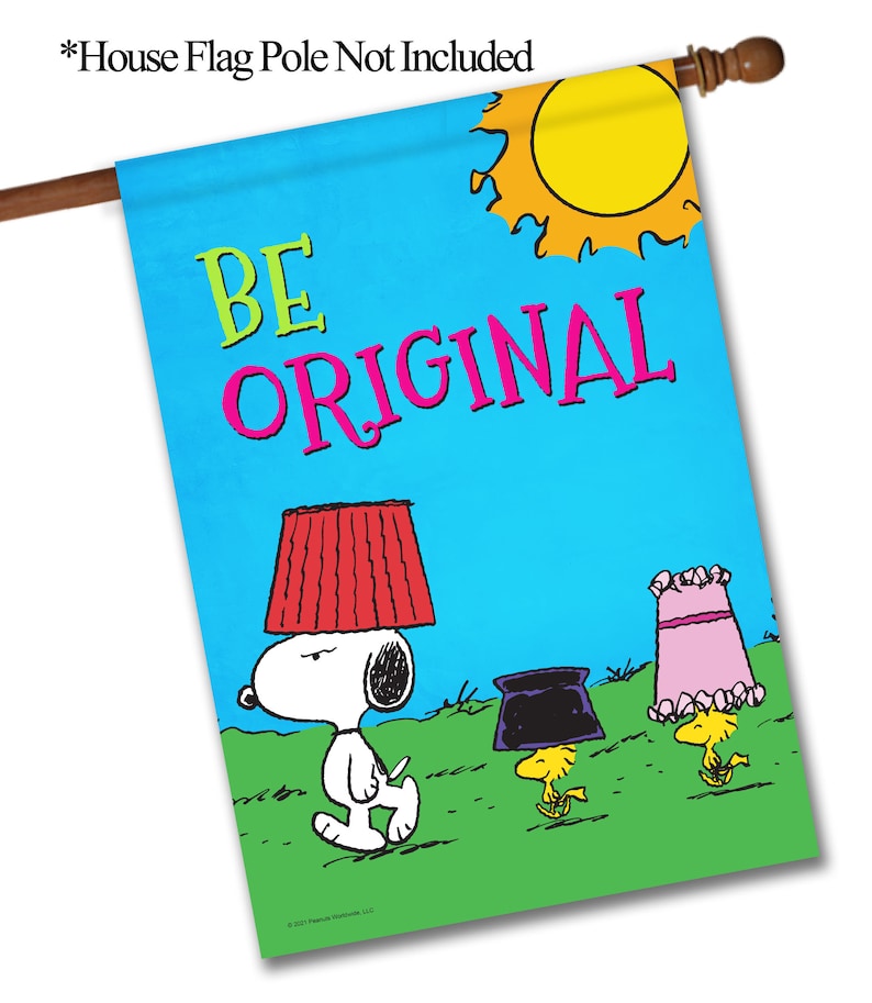 PEANUTS Be Original Snoopy and Friends–garden Flag 12.5" X 18", House ...