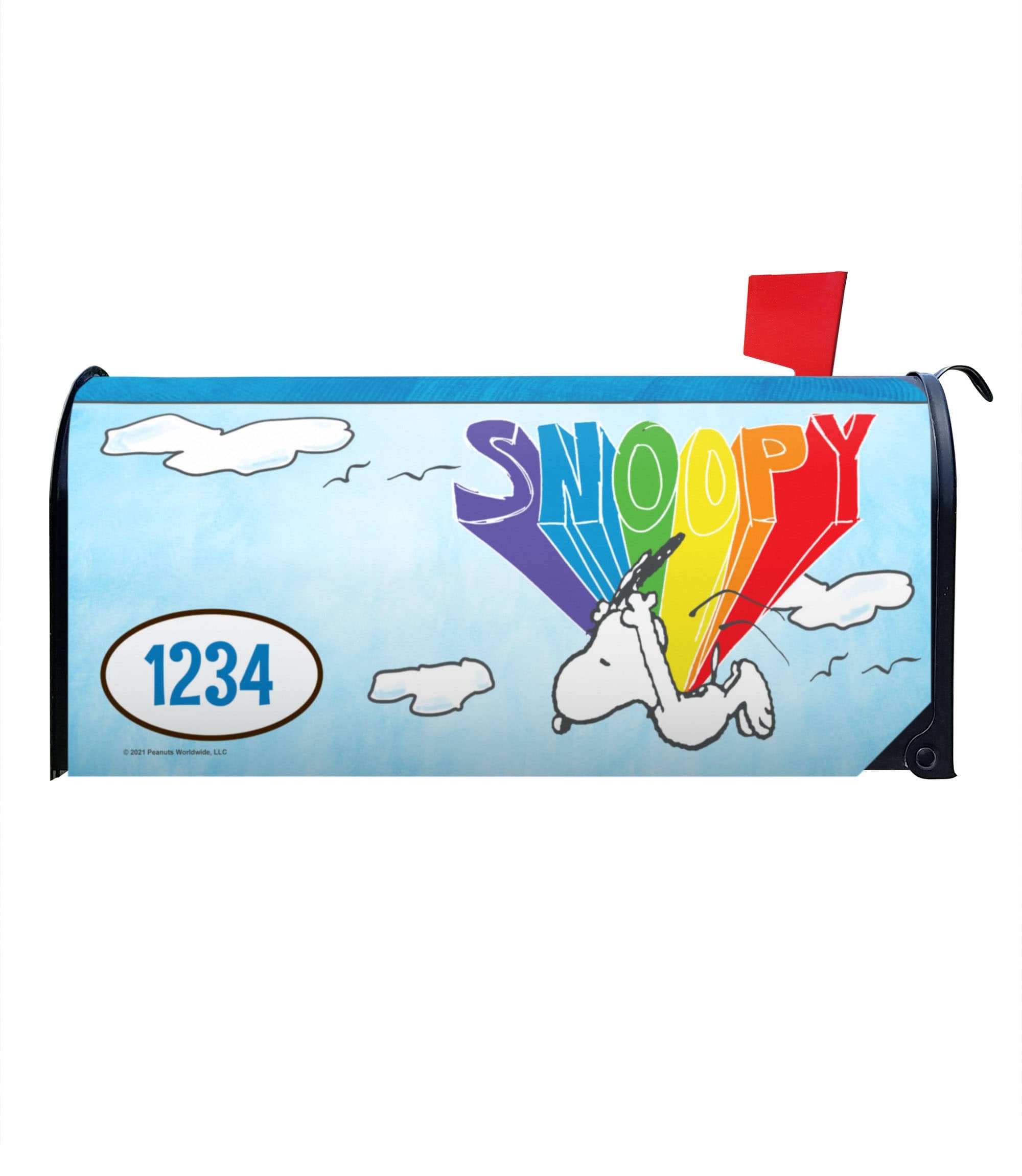 Mailbox Cover PEANUTS® PEANUTS® Flying Snoopy Etsy