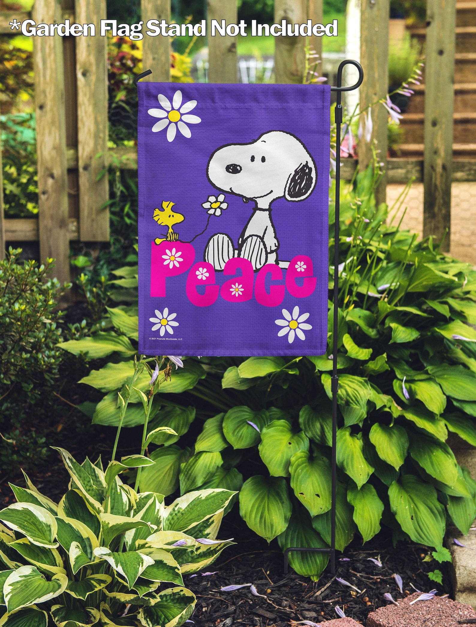 PEANUTS Peace Snoopy – Garden Flag or House Flag, Officially Licensed ...