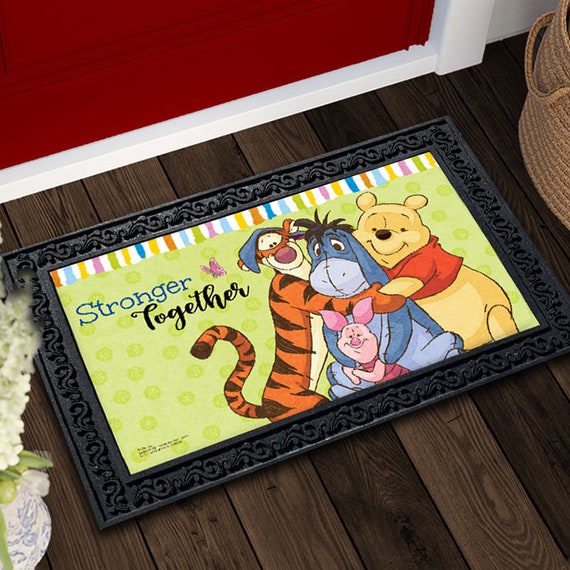 Disney Disney Winnie the Pooh Stronger Together Doormat Etsy