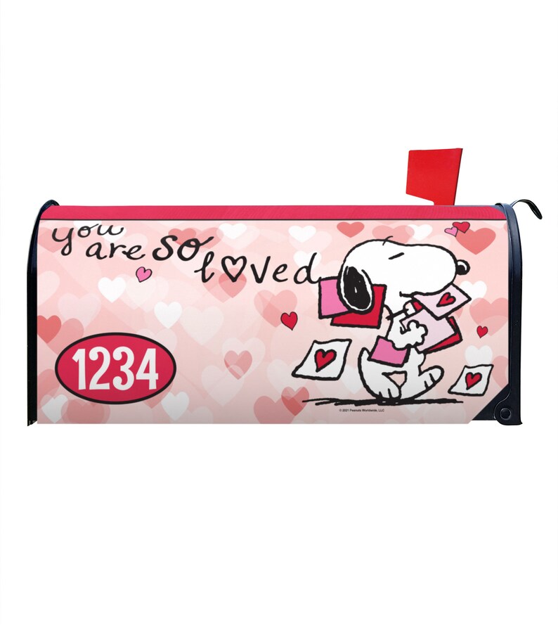 Mailbox Cover PEANUTS® You Are so Loved Snoopy Etsy