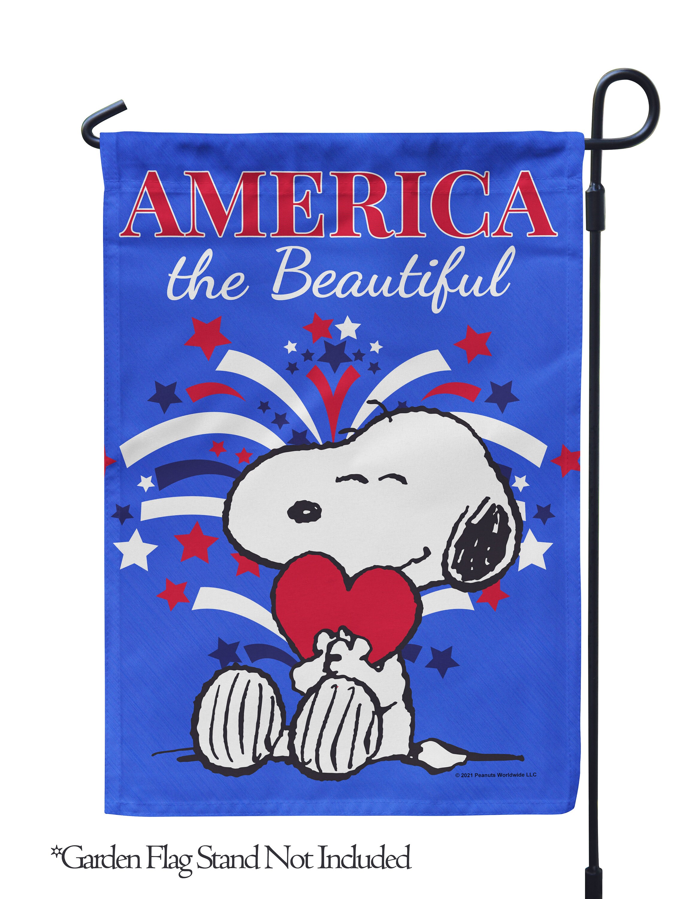 PEANUTS America the Beautiful Snoopy – Garden Flag or House Flag