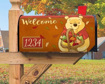 ALAZA WOOR Magnetic Mailbox Cover | Cows & Flowers Design, Oversized 25.5 X 20.8 Inches - View #4
