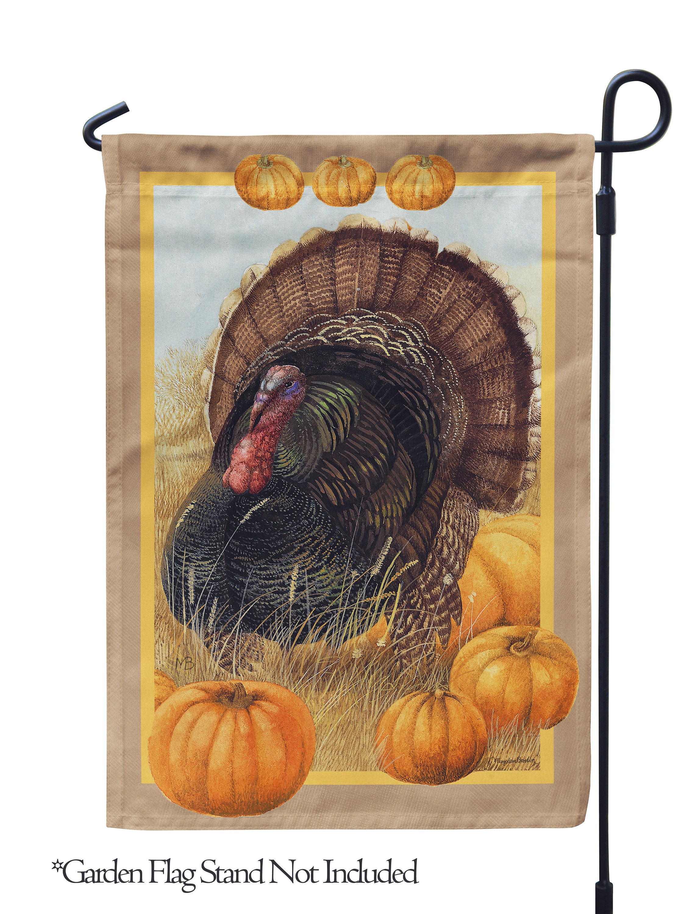 Discover Marjolein Bastin, Autumn Turkey Garden Flag, Outdoor/Indoor