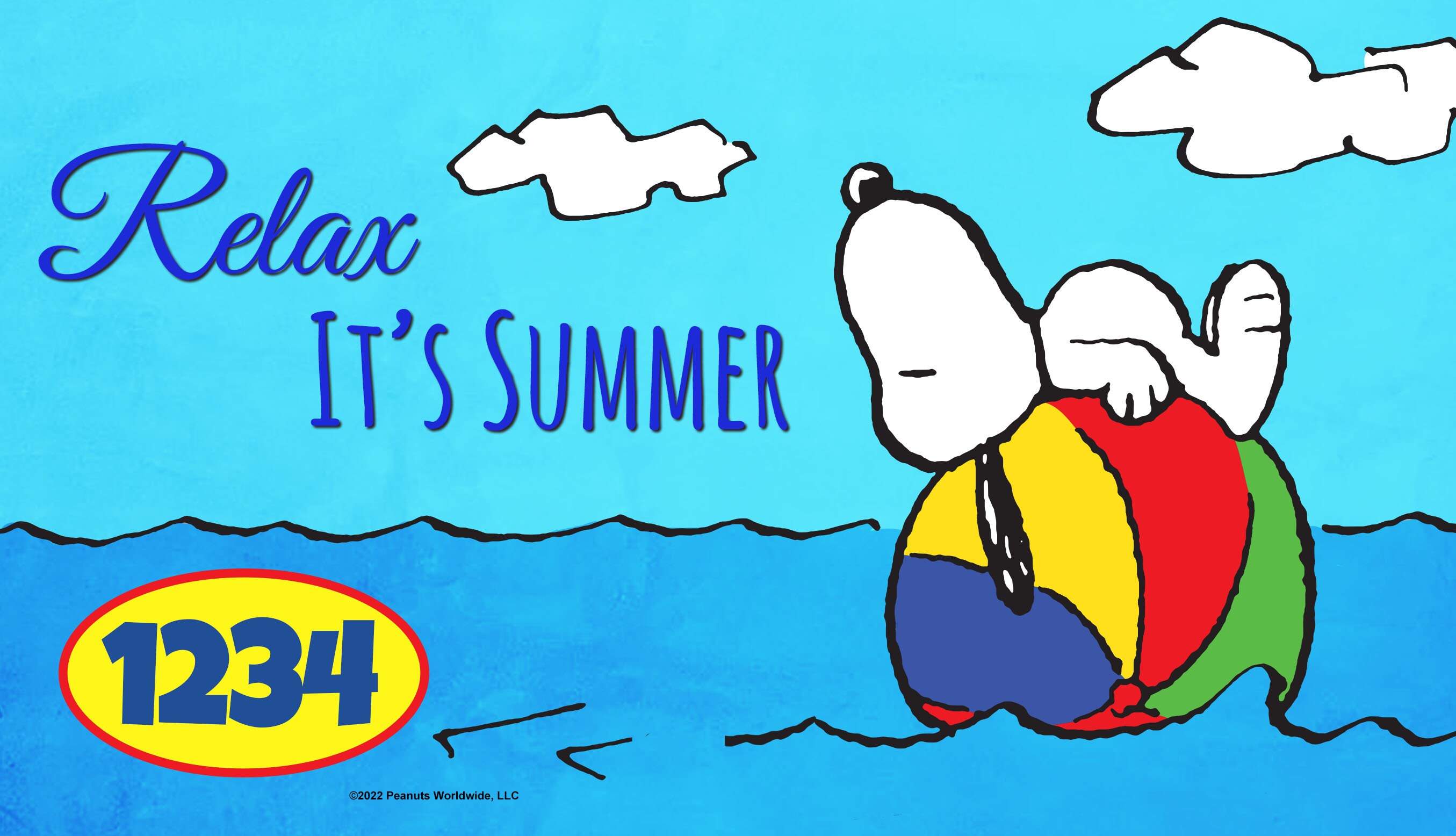 Mailbox Cover, PEANUTS®, PEANUTS® Relax, It's Summer Snoopy