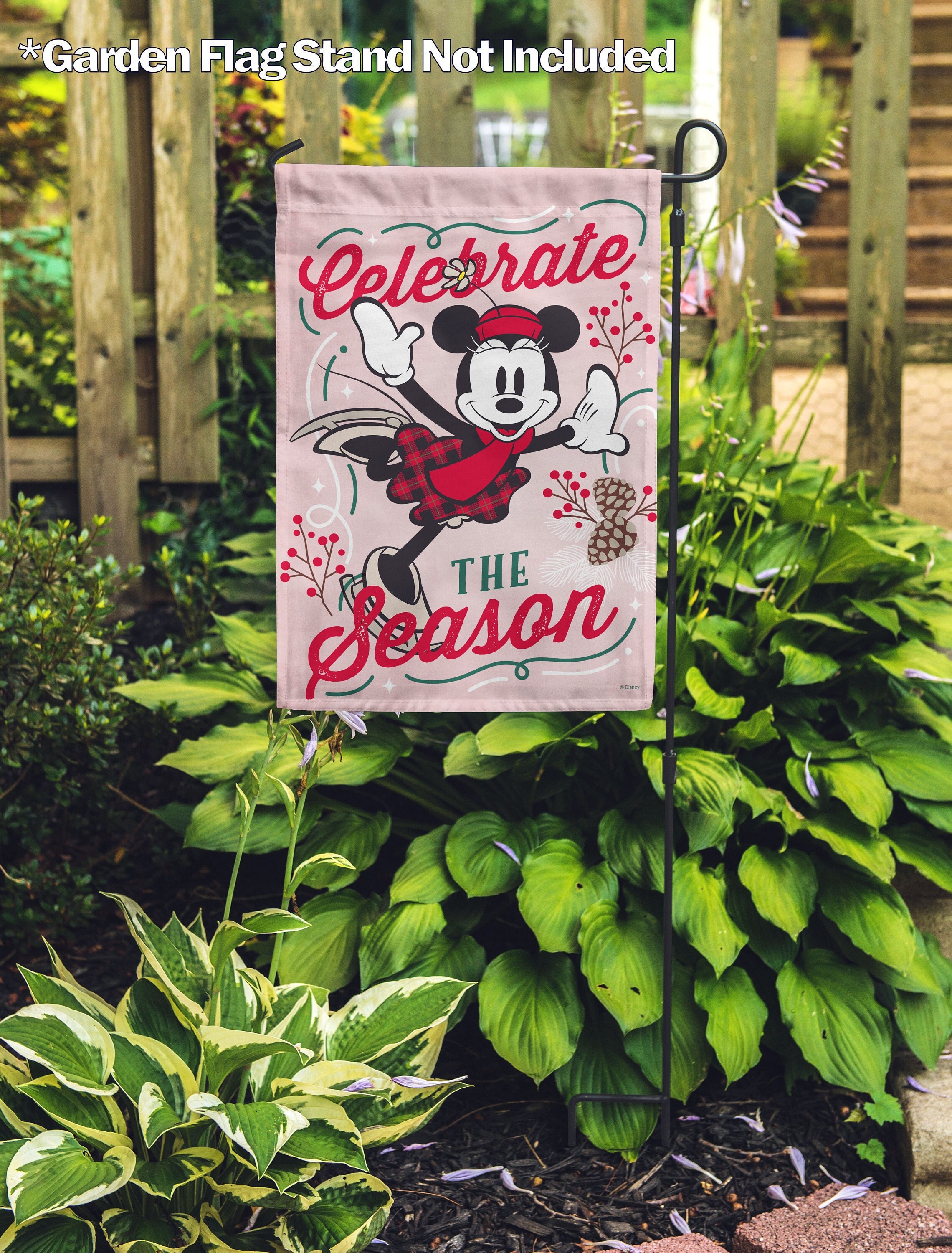 Disney Celebrate the Season Minnie Mouse Garden Flag or House Flag ...