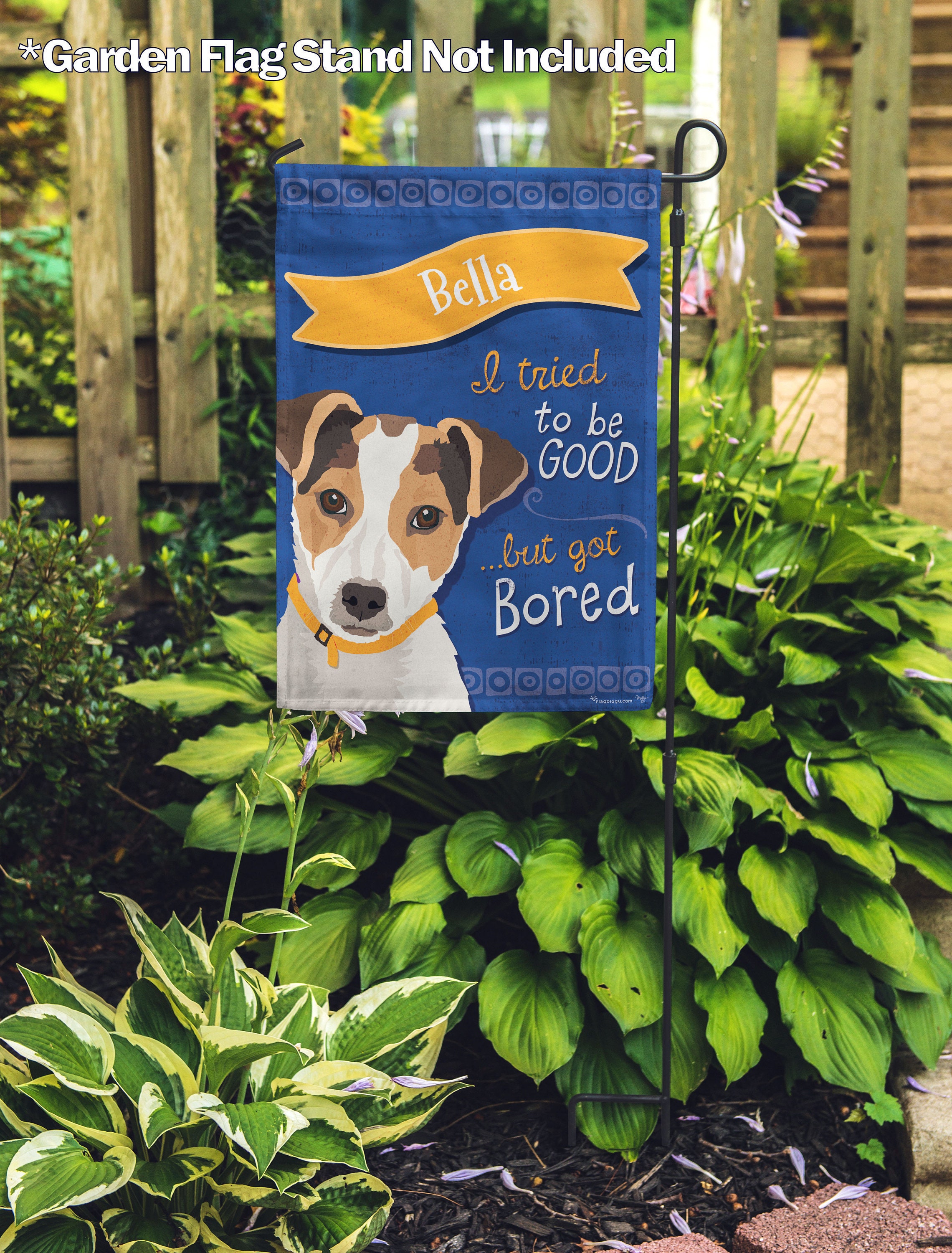 Jack Russell Terrier House Flags and Garden Flags by Pipsqueak 2 sizes #49861 1 