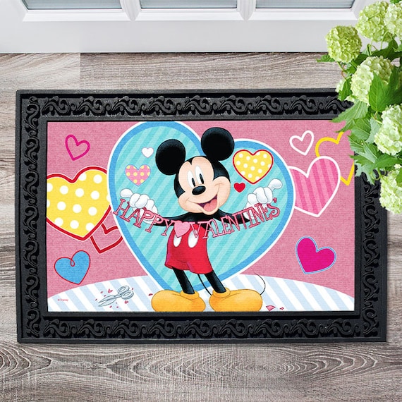 Disney, Mickey Happy Valentine's Doormat - 18