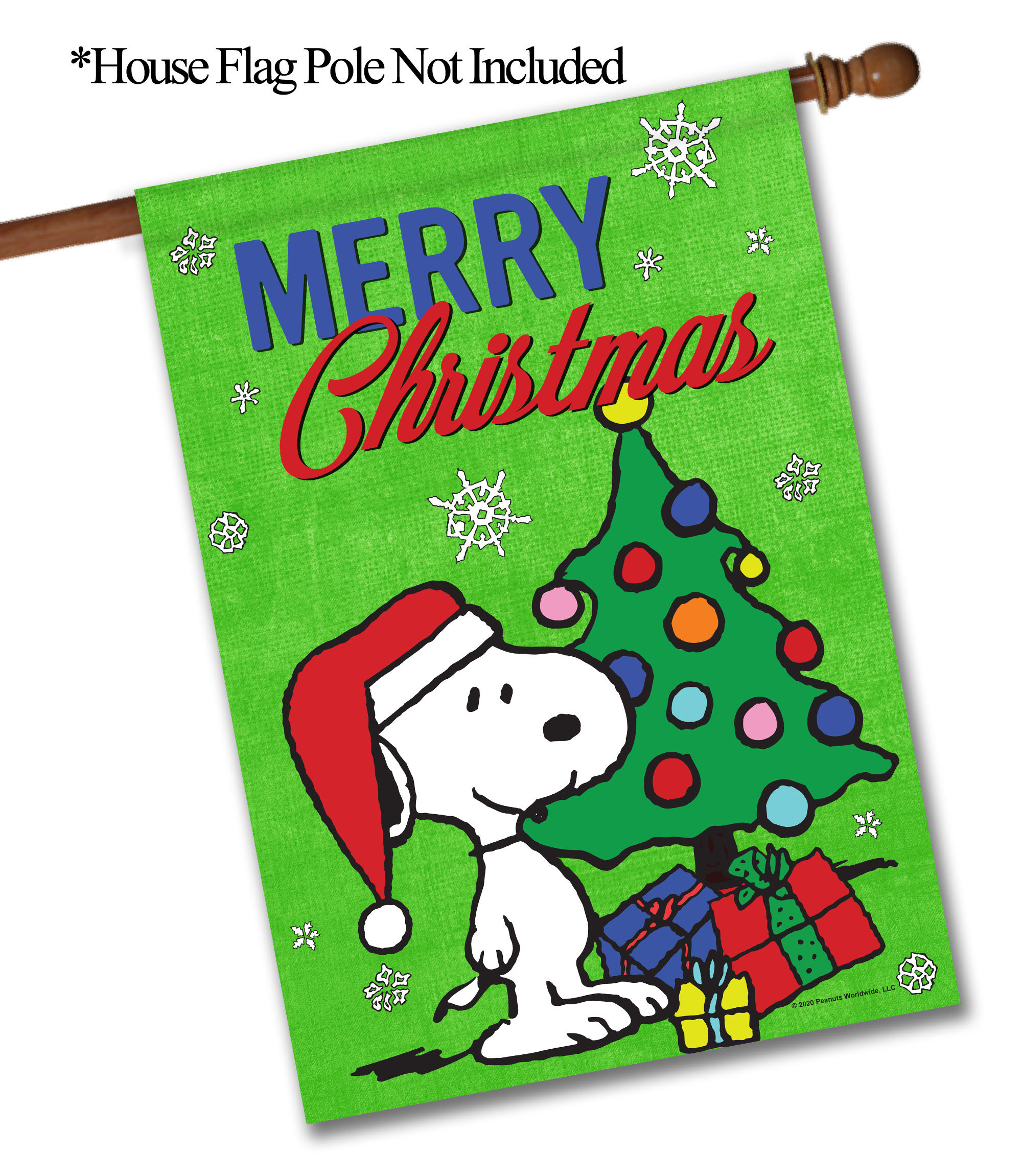 PEANUTS® Merry Christmas Snoopy Garden Flag 12.5 x Etsy