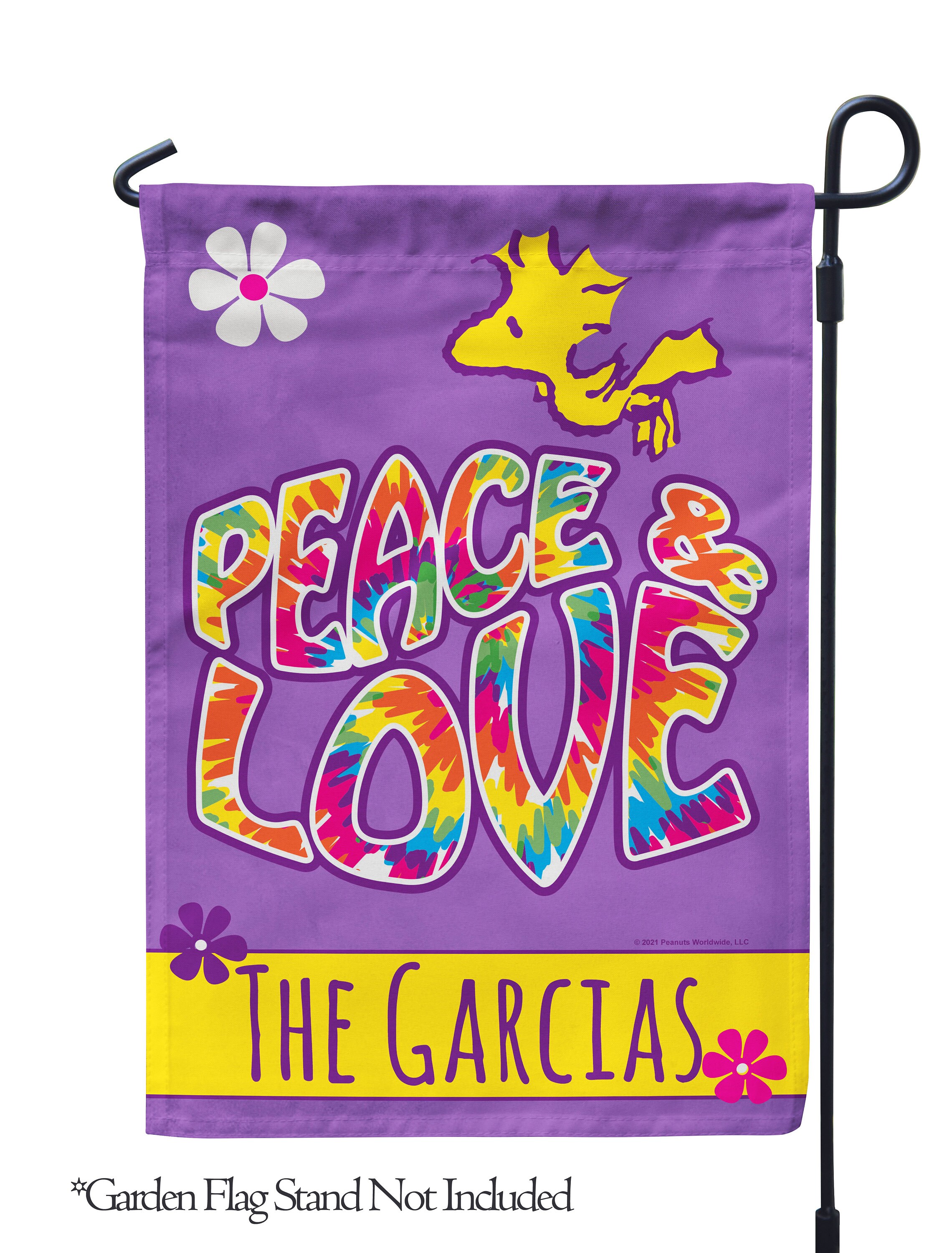 PEANUTS® PEANUTS® Peace and Love Woodstock Personalized | Etsy