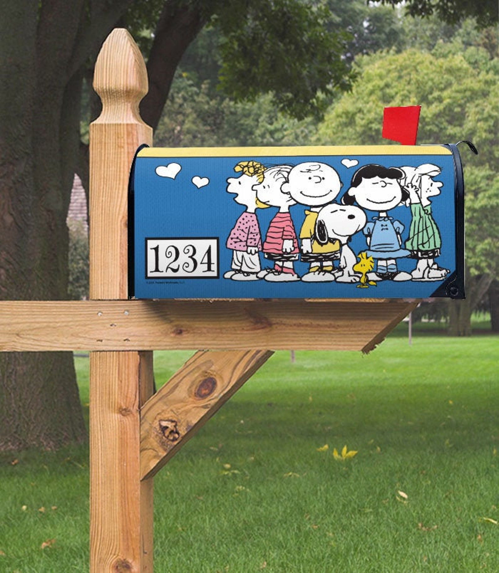 Mailbox Cover PEANUTS® PEANUTS® Gang Friends Forever Etsy