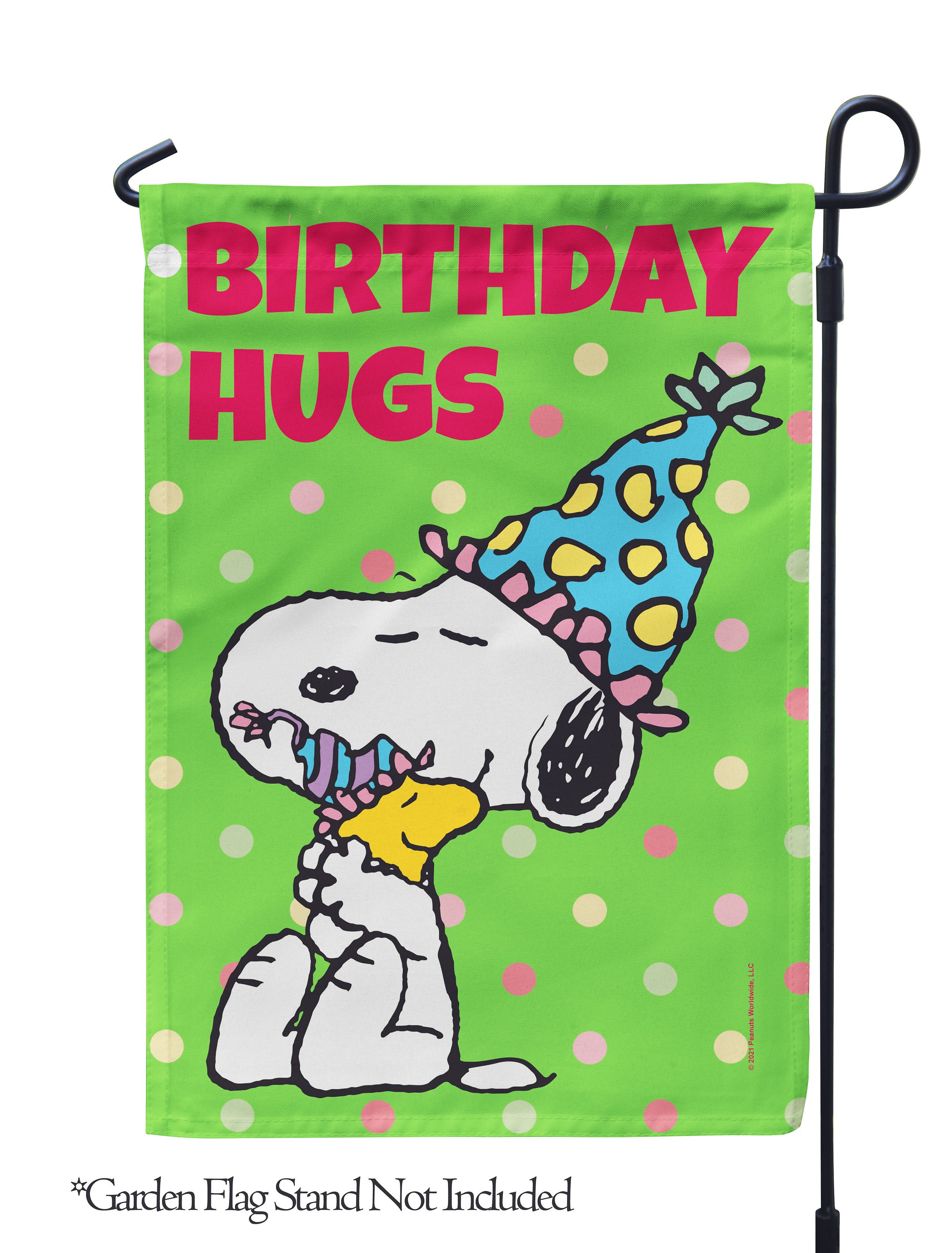 PEANUTS® PEANUTS® Peanuts Snoopy Birthday Hugs Garden Flag Etsy