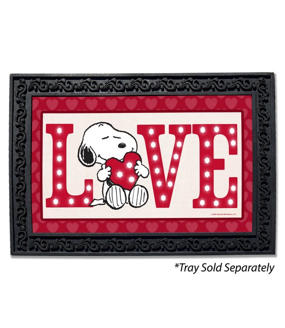 PEANUTS® Snoopy Love Sign Doormat - 18