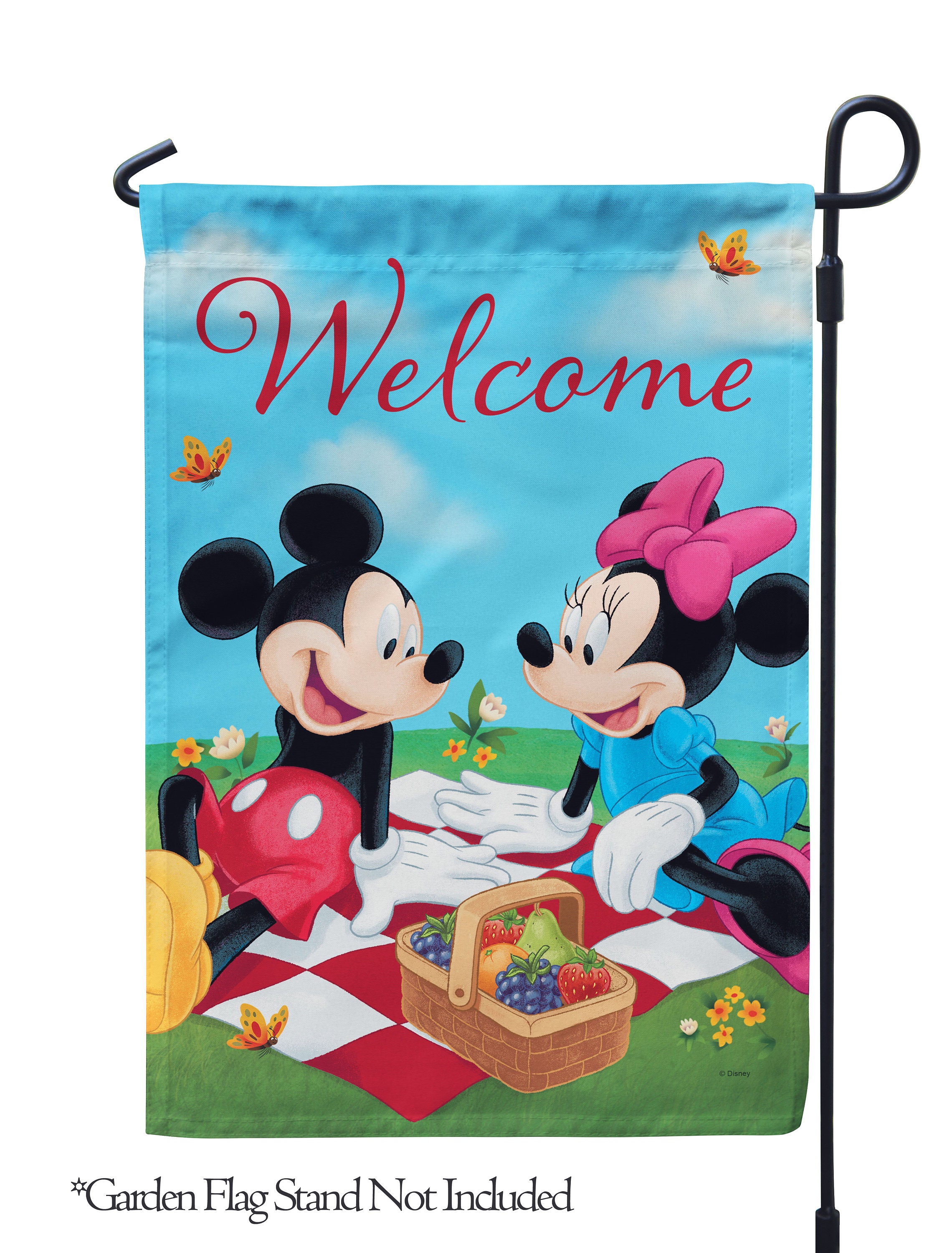 Disney Mickey and Minnie Picnic – Garden Flag 12.5