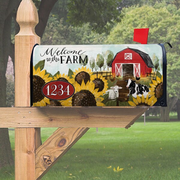 Large Farm Mailbox Etsy