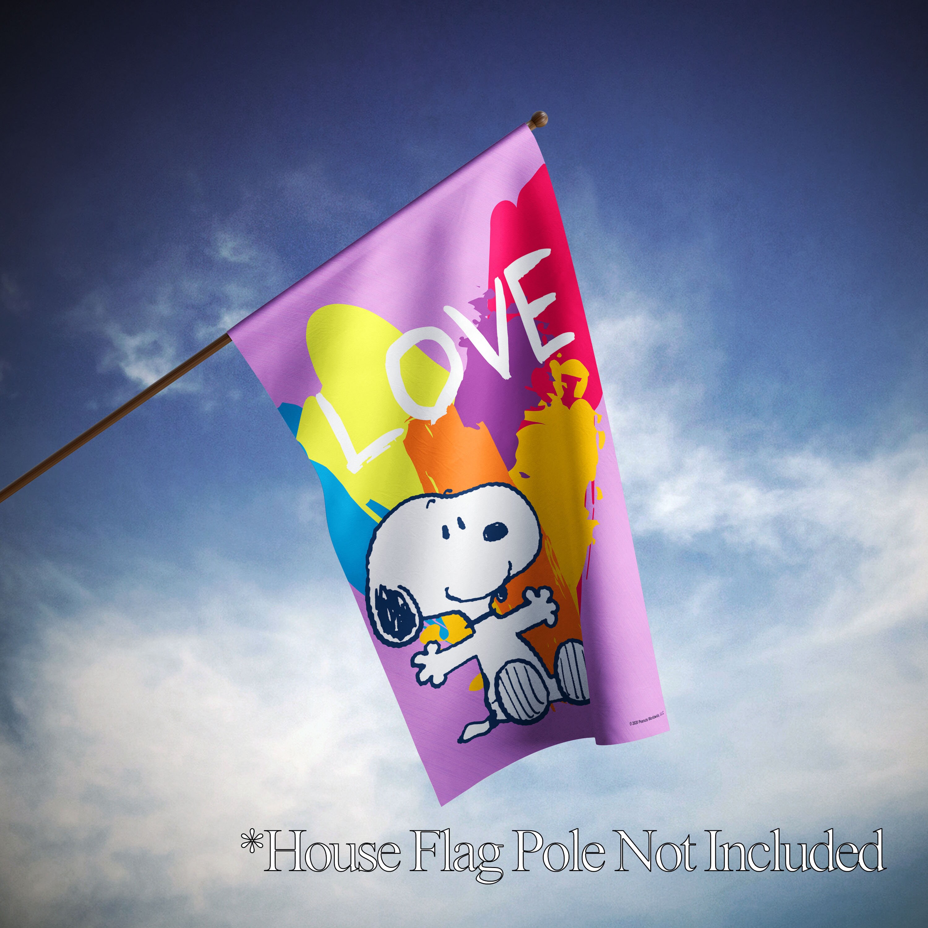 PEANUTS® PEANUTS® Rainbow Love Snoopy Garden Flag Etsy