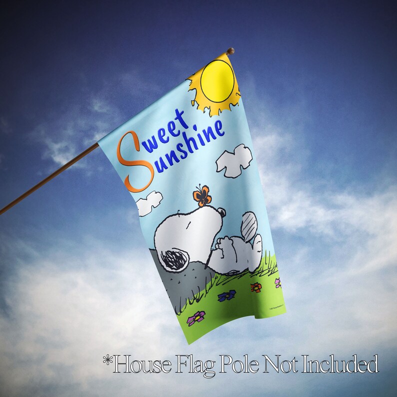 PEANUTS® PEANUTS® Sweet Sunshine Snoopy Garden Flag - Etsy
