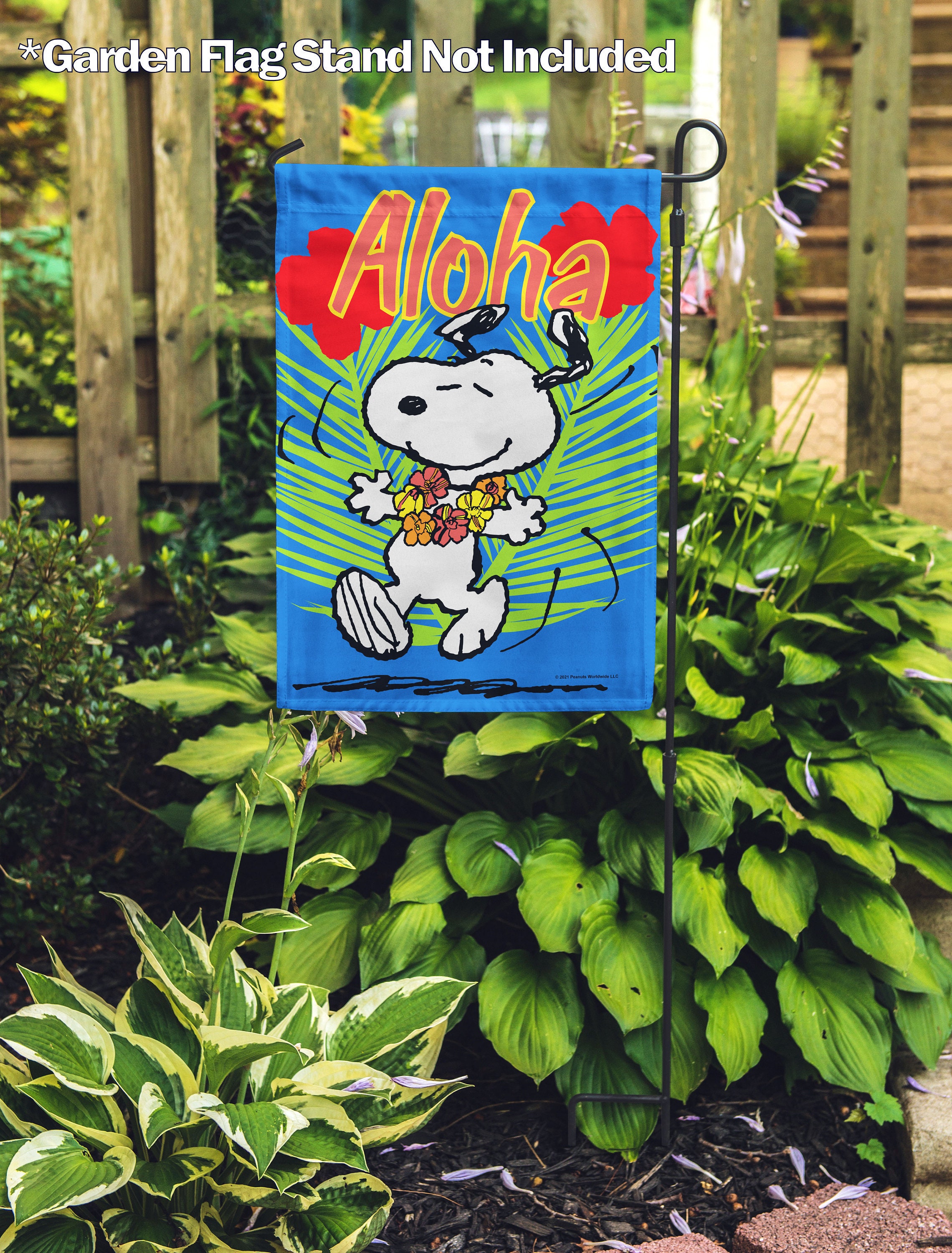 PEANUTS® PEANUTS® Aloha Snoopy Garden Flag 12.5 X Etsy
