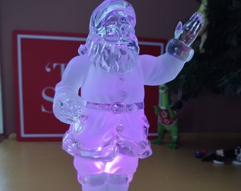 RESERVED FOR LINDA Vintage Empire Giant Santa Face Blow Mold