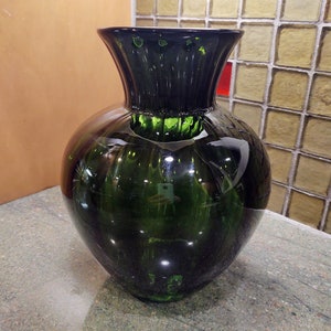 Mid Century Blown Glass Vase