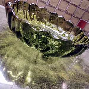 Vintage Indiana Glass Footed Bowl
