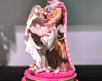 Vintage Santa And Me Musical Figurine