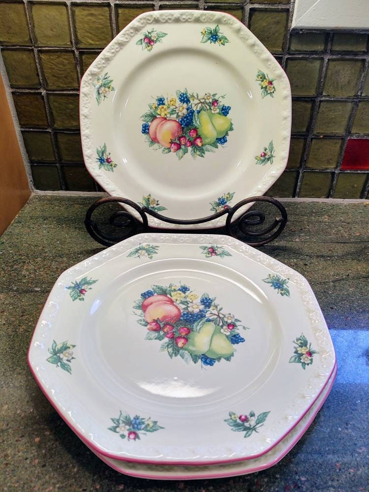 Vintage Avon Sweet Country Harvest Ceramic Dinnerware - Etsy