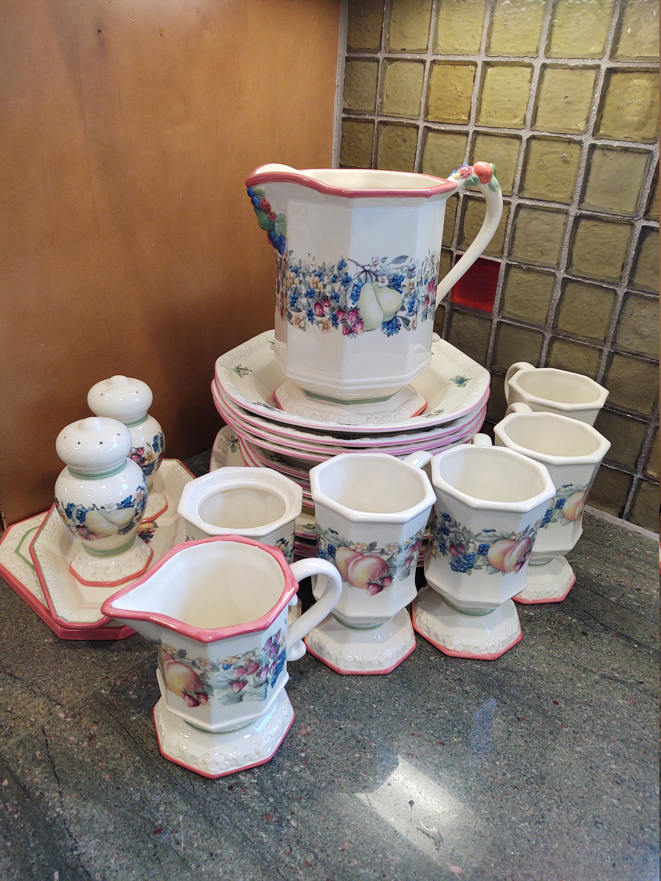 Vintage Avon Sweet Country Harvest Ceramic Dinnerware - Etsy