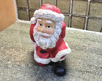 Santa Claus Wine Bottle Holder Figurine