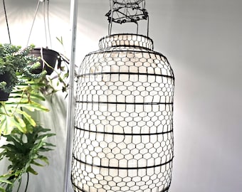 Lanterna cinese in filo metallico