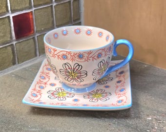 Yokohama Studio Coffe Cup And Saucer