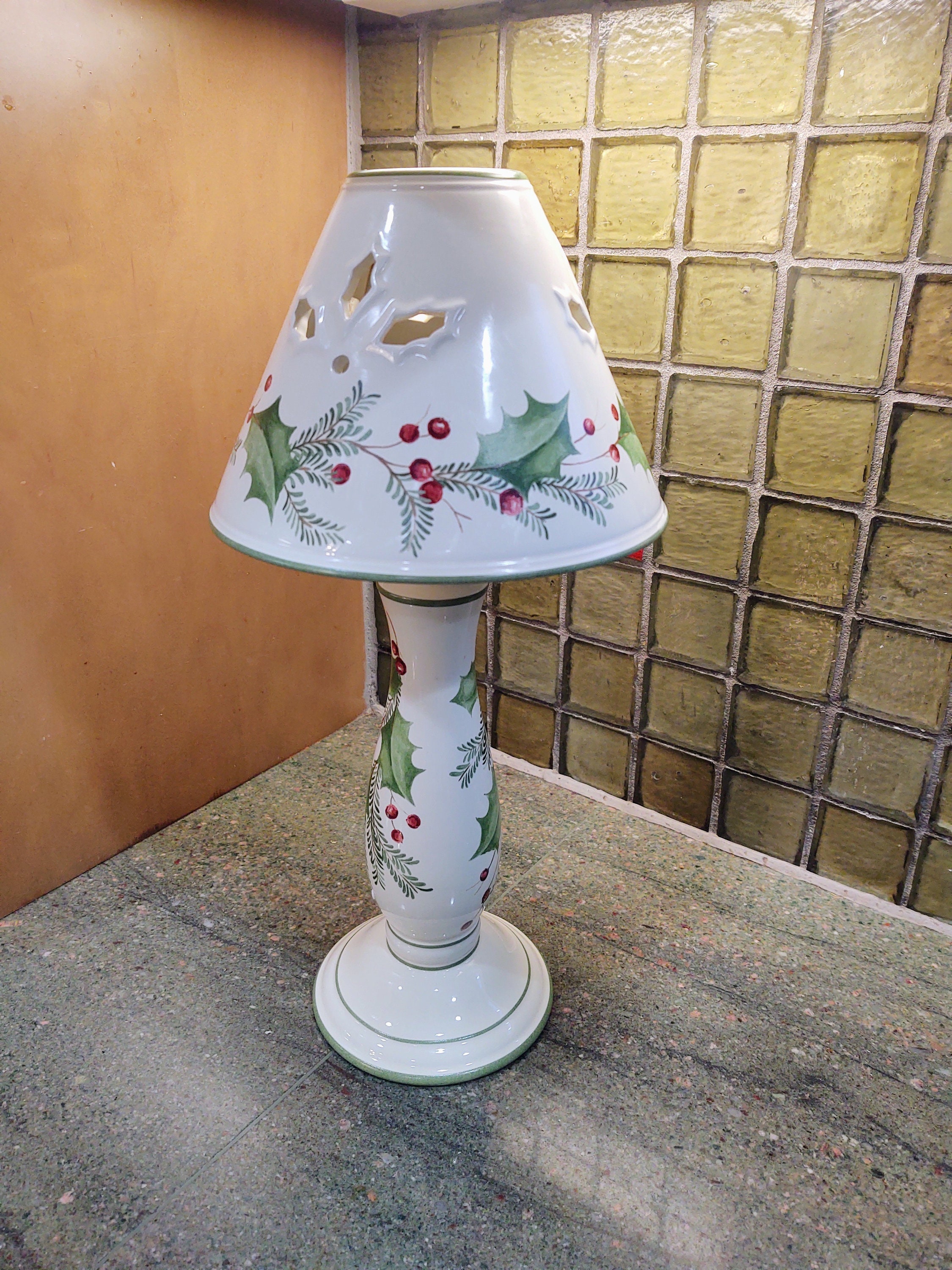 Lenox holiday outlet candlestick lamp