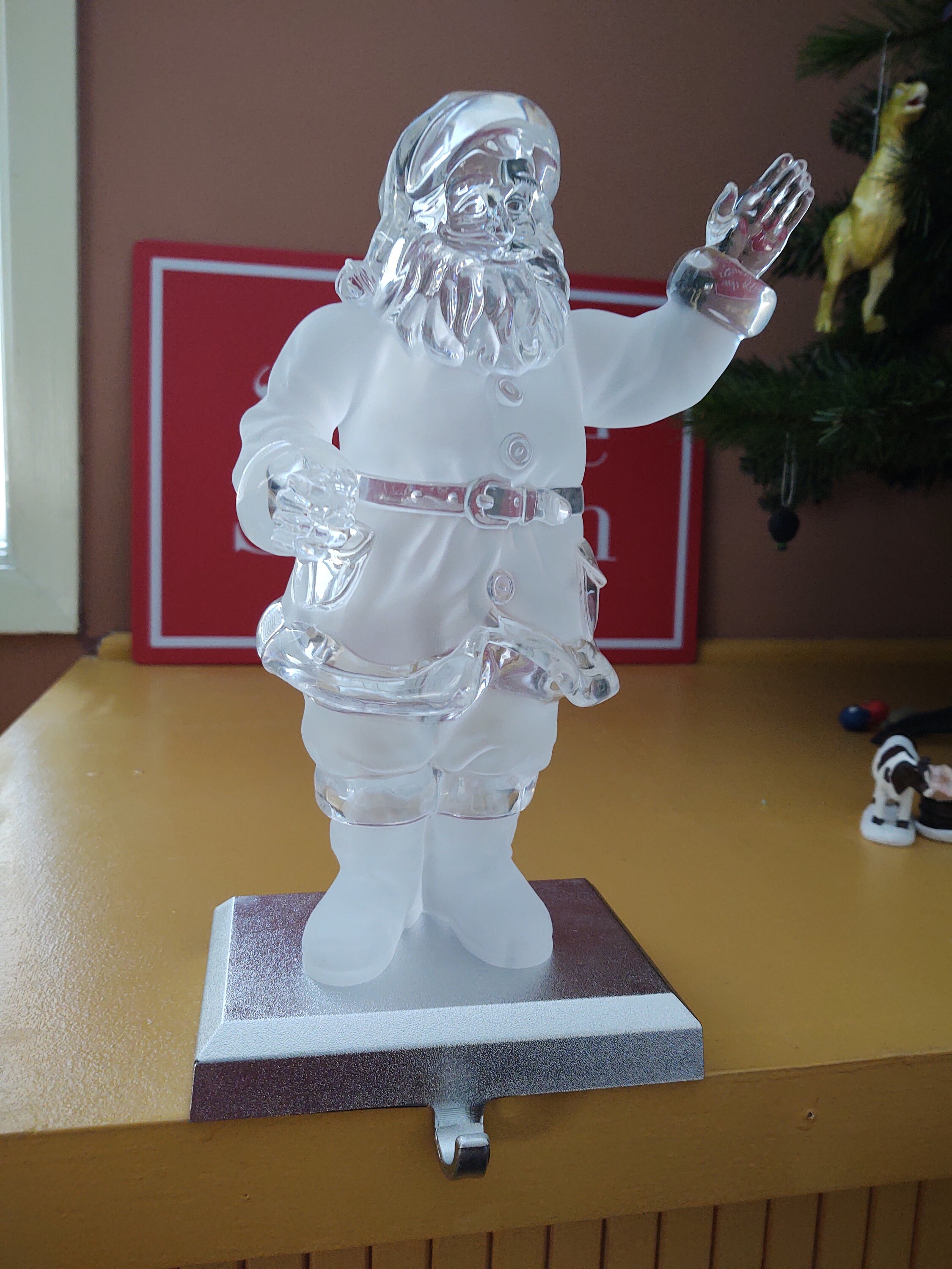 Vintage Heritage Mint Santa Claus Ice Sculpture Stocking Holder - Etsy