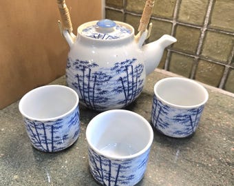 Vintage Japanese Porcelain Tea Set