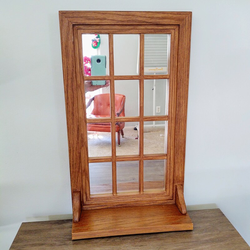 Mirror With Shelf Etsy