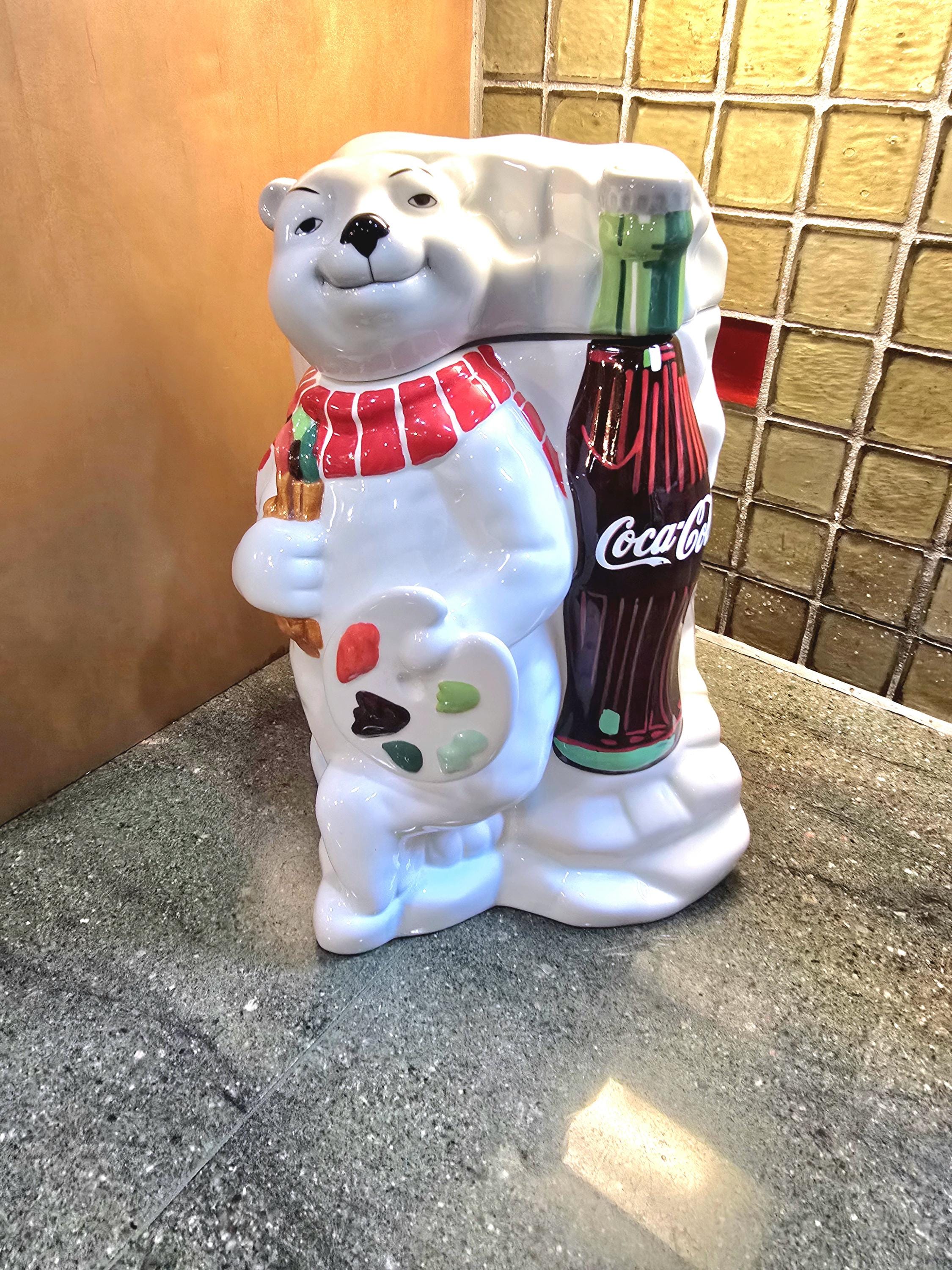 Polar Bear Coca Cola Cookie Jar - Etsy