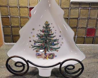 Nikko Japan Christmas Tree Shaped Small Candy Dish - Etsy