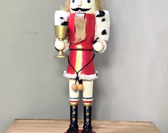 Vintage Handcrafted Wood Nutcracker