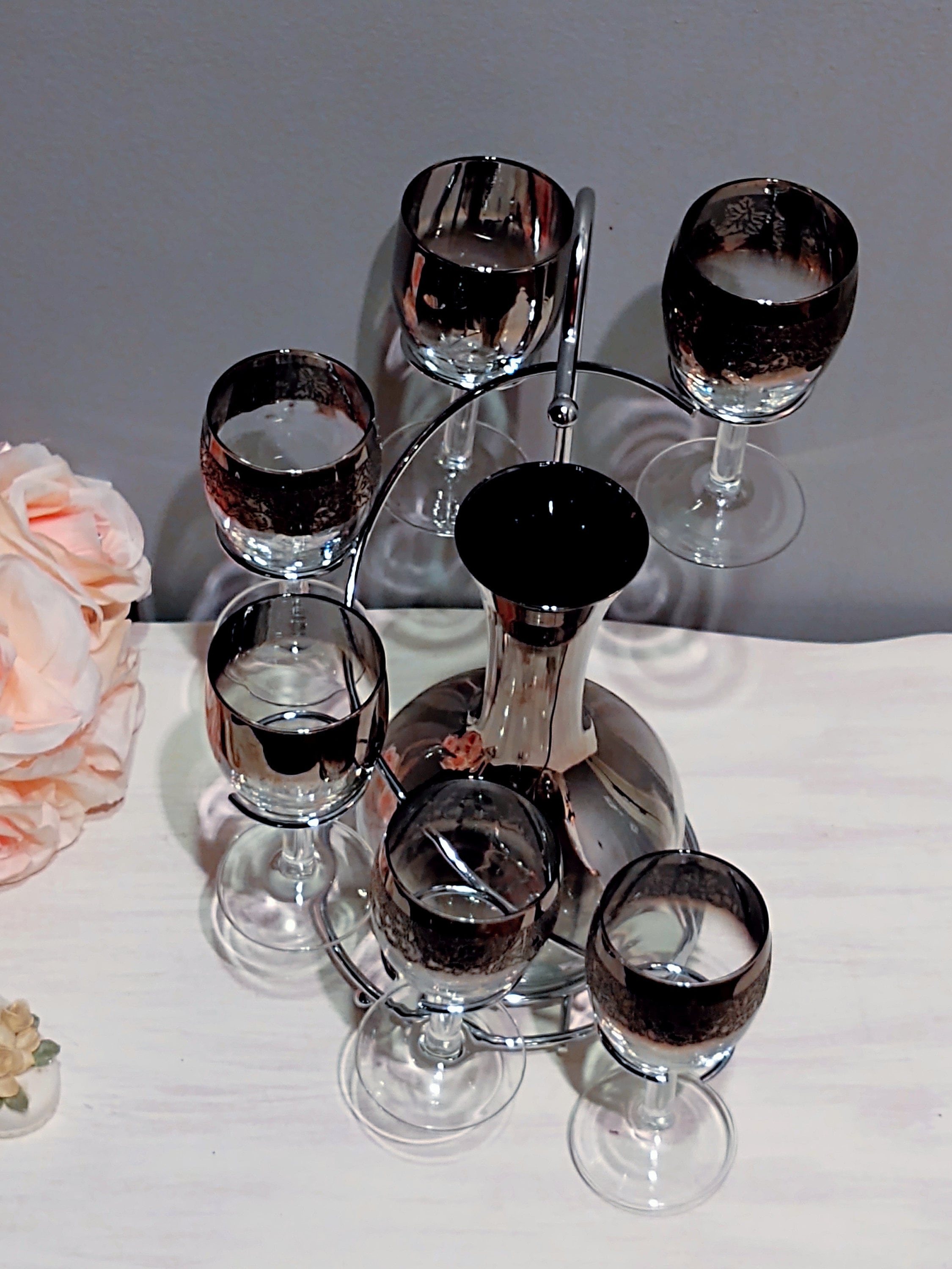 置物 60s woman&panther decanter Decanter with glass stopper | Reclaim Vintage