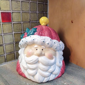 Vintage Santa Cookie Jar