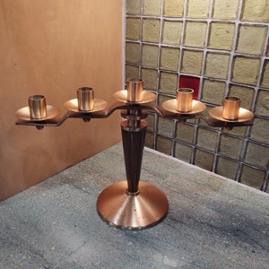 Vintage Five Light Altar Candelabra
