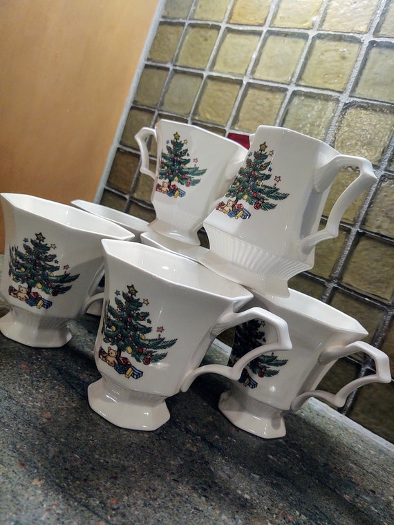 Vintage Nikko Japan Porcelain Christmas Tea Set - Etsy