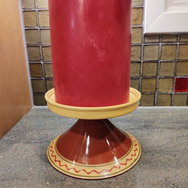 Terracotta Candle Holder Etsy
