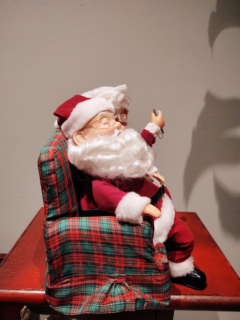 Vintage Animated Santa and Mrs. Claus Etsy